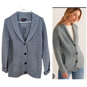 Pendleton Shetland Wool Cardigan Sweater Button Down Shawl Collar